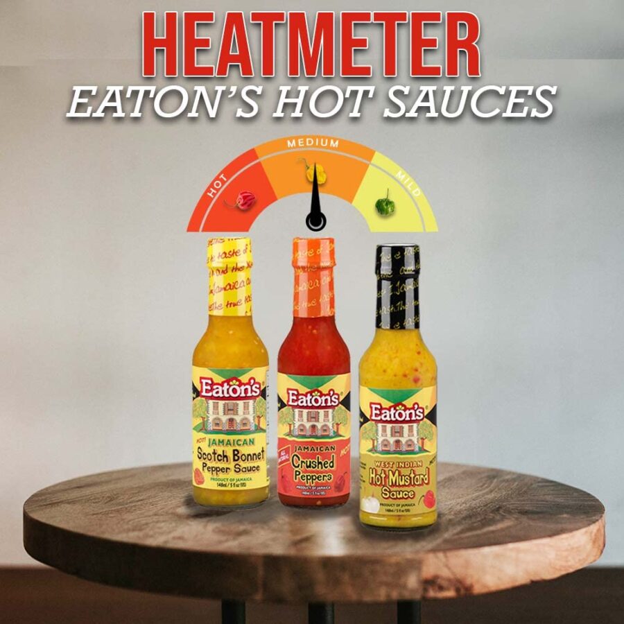 Heatmeter Eatons West Indian Hot Mustard Sauce - 148ml.